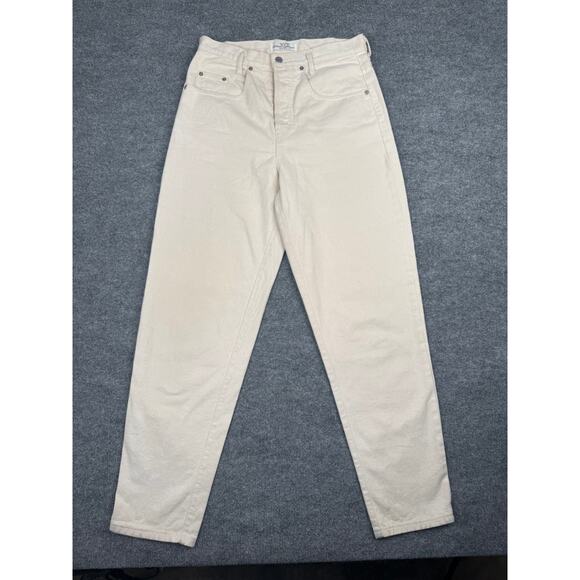 Vintage Guess by Georges Marciano High Rise Jeans USA Style 48115 Off White Sz 2 - Picture 1 of 14